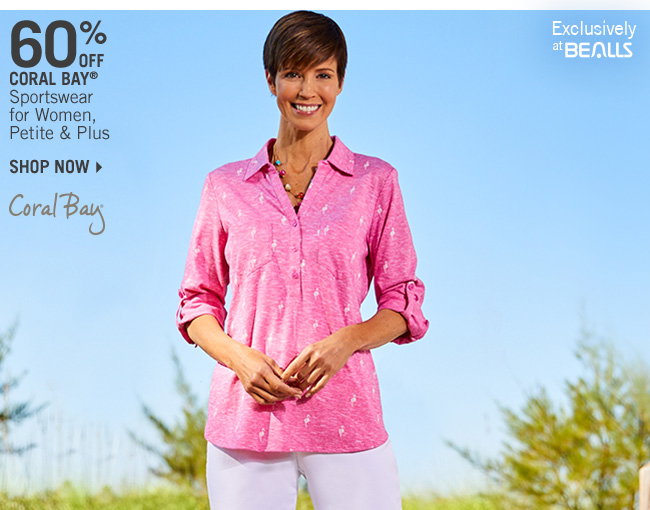 Bealls Stores: 40-70% off apparel 