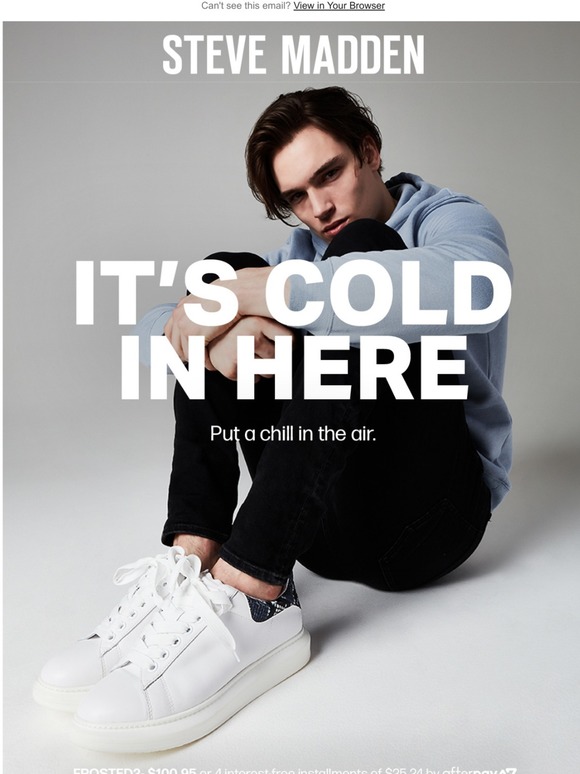 frosted steve madden