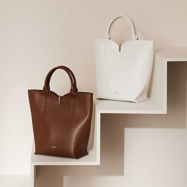 furla ribbon bucket bolsa