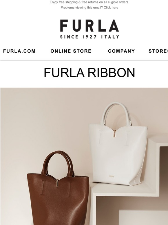 Furla Us Feminine Sophistication Discover The New Furla Ribbon Bucket