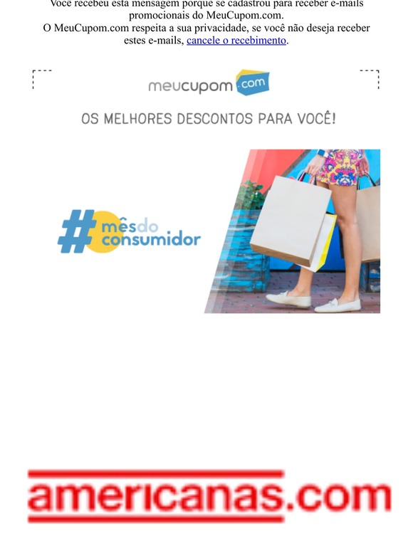 A semana do consumidor está de A a Z - Americanas à Zattini