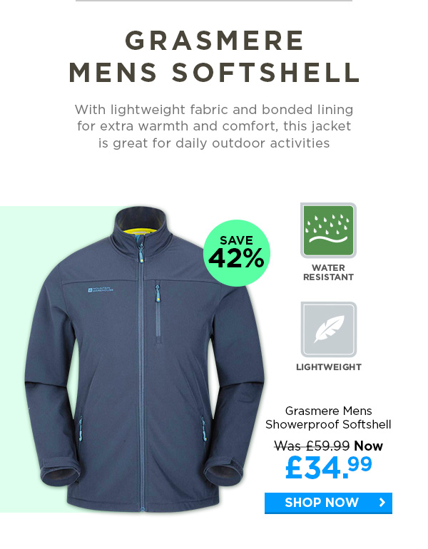 exodus printed mens showerproof softshell