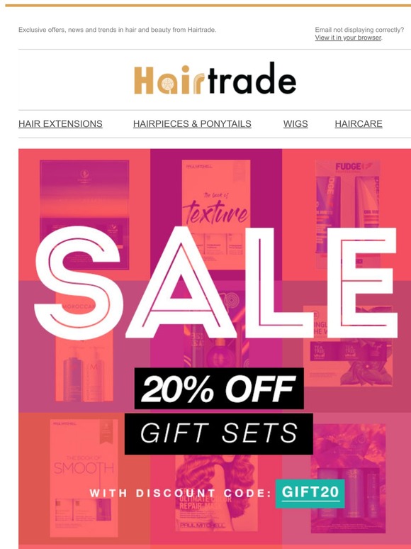SALE: 20% off gift sets