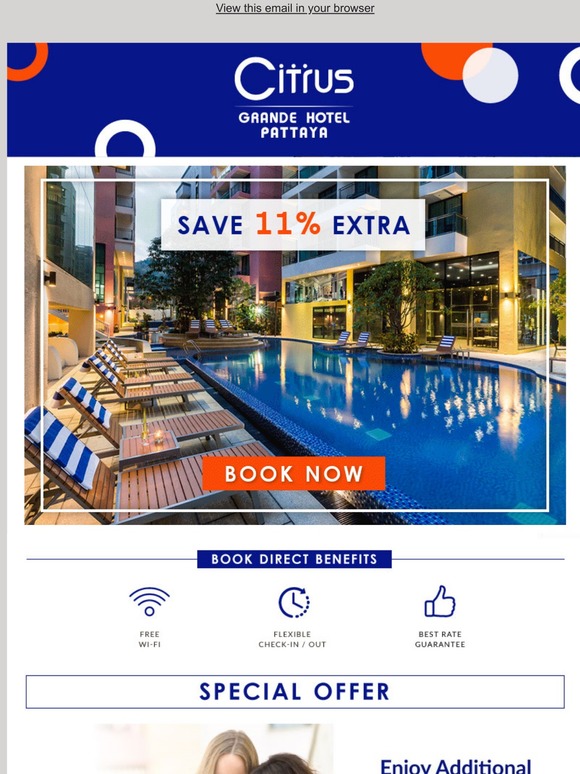An exclusive discount for your Trip To Pattaya This Summer💦