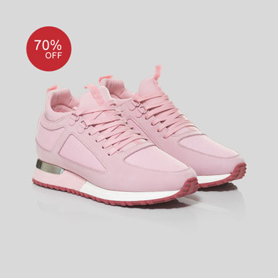 mallet womens velvet trainers