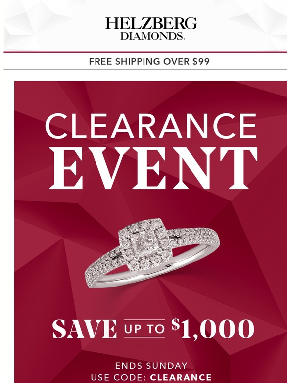 helzberg diamonds clearance