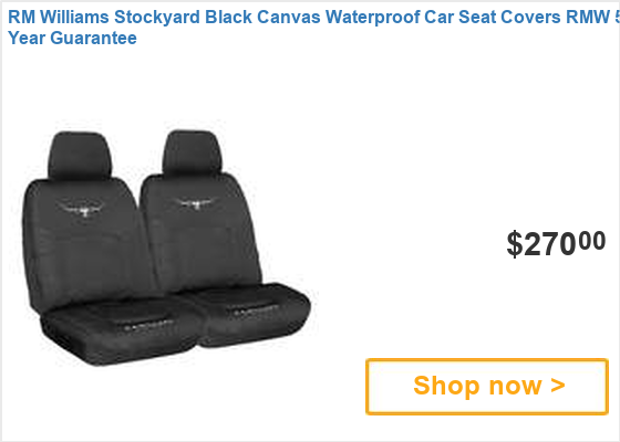 rm williams back seat covers