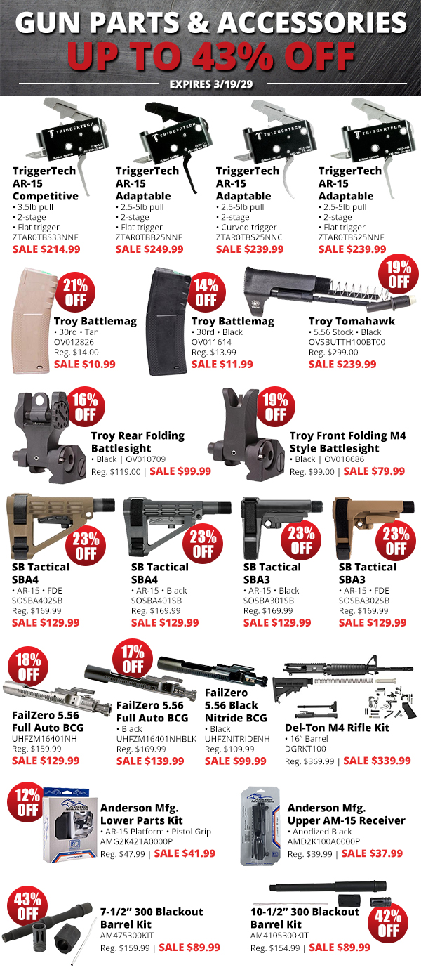 Natchez Shooters Supplies Gun Parts and Accessories up to 43 Off Milled