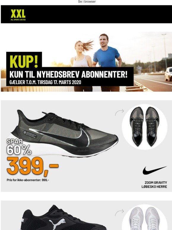 KUP! Spar 50% på Puma sneaker + MEGET MERE!