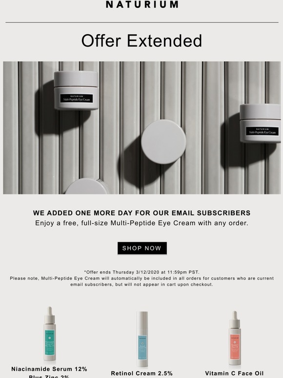 naturium multi peptide eye cream