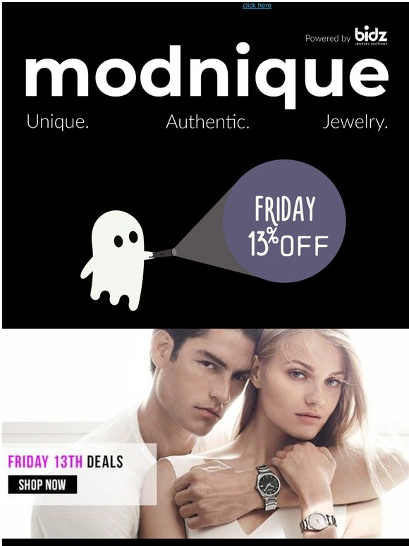 Friday the 13th Sale: 13% Off