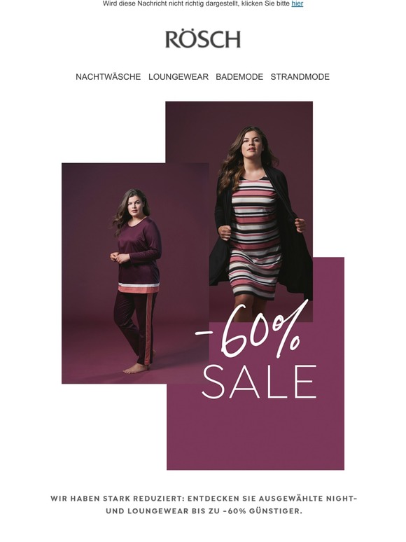 Bis zu 60% sparen - stylisch in großen Größen!