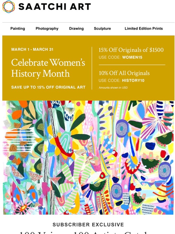 Saatchi Art Subscriber Exclusive Special Edition Catalog Milled