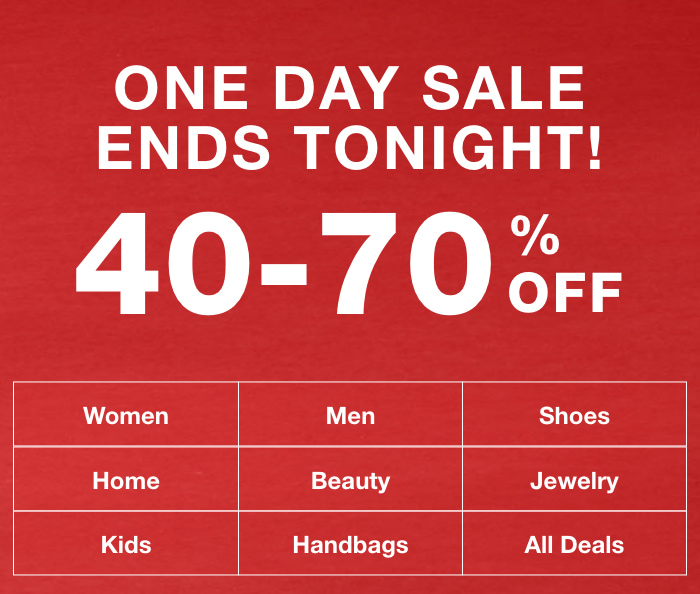 Macy’s: Deals Of The Day 40-70% off