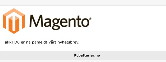 Påmelding nyhetsbrev