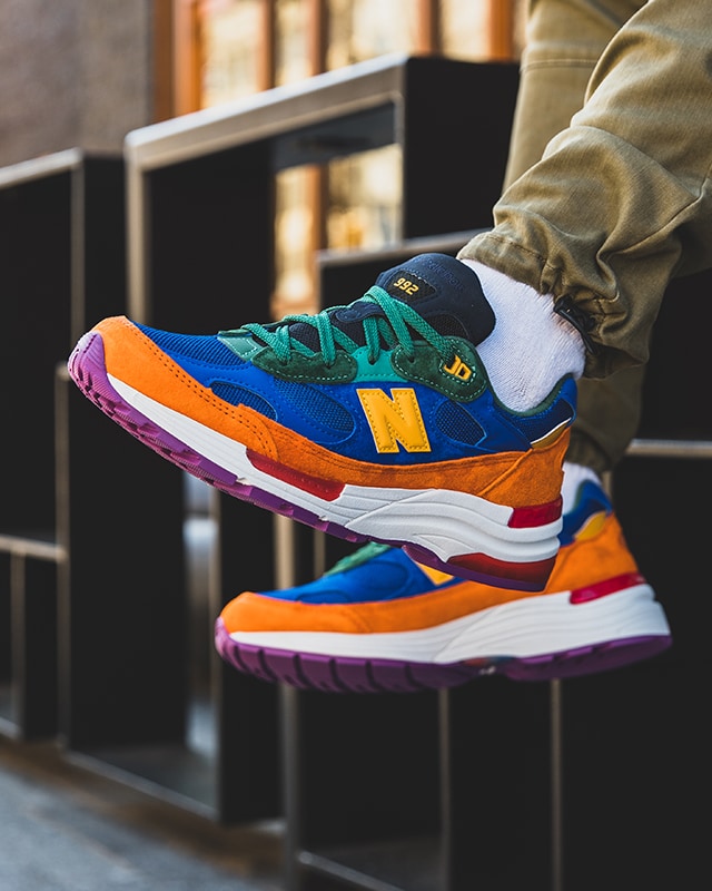 new balance multicolor 992