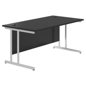 Carbon Rectangular Cantilever Desk
