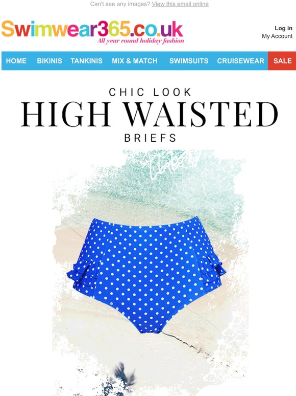 Oh-so cute high waisted briefs 👙
