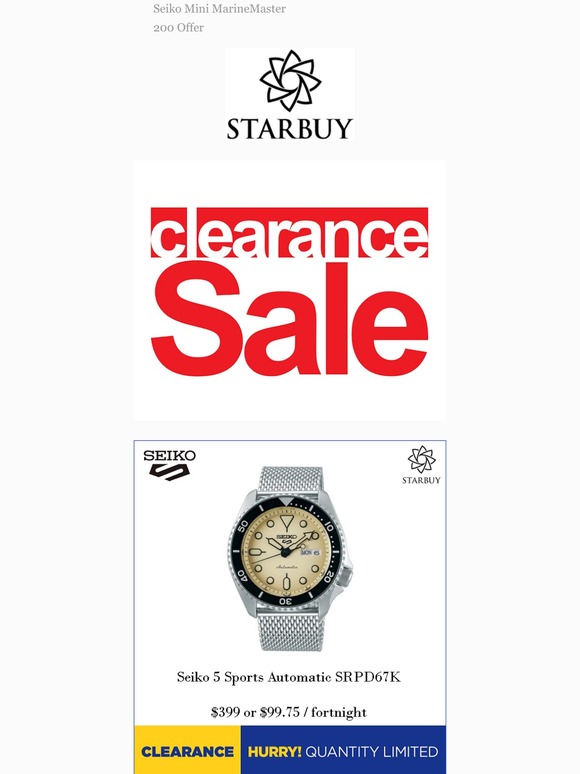 starbuy seiko 5