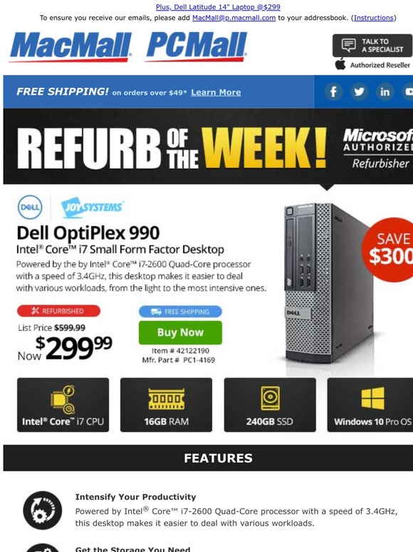 Hot Desktop Sale! Dell OptiPlex $299