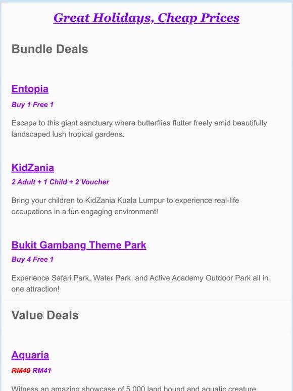  🎉 WonderCuti Bundle Deals and Value Deals are here! 😎