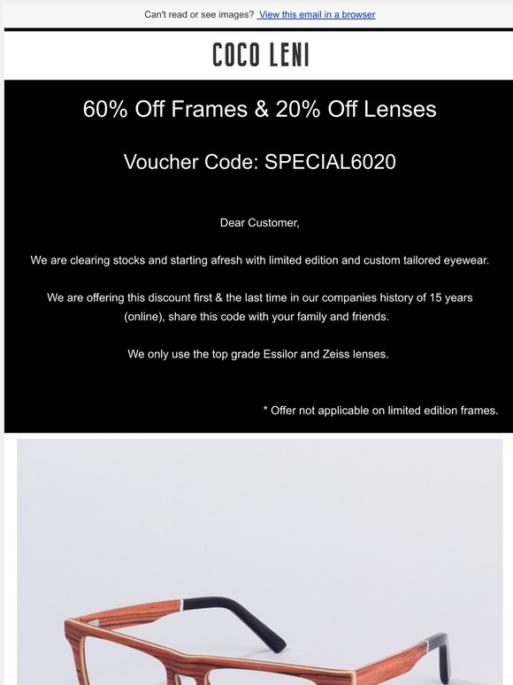 Global eyeglasses store coupon code