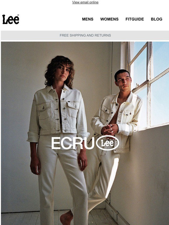 Lee Jeans AU: ECRU | Our Autumn Update 
