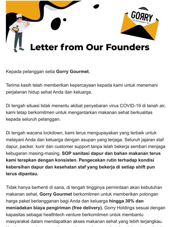 Letter from Our Founders