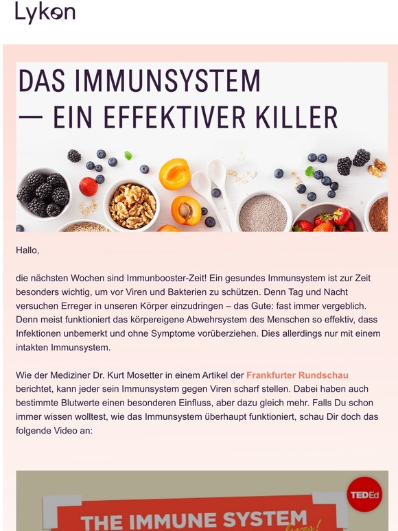 Der Immunbooster - Wir geben 122 Euro dazu