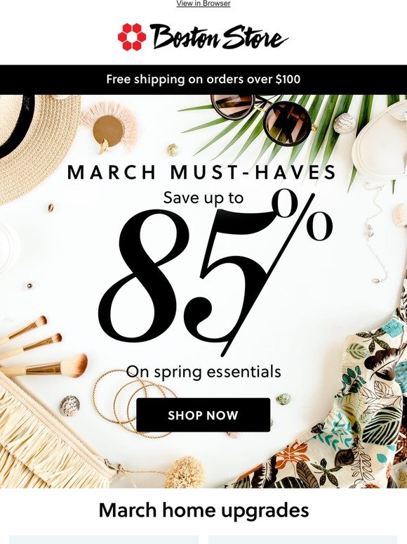 March Fashion Must-haves & Home Upgrades