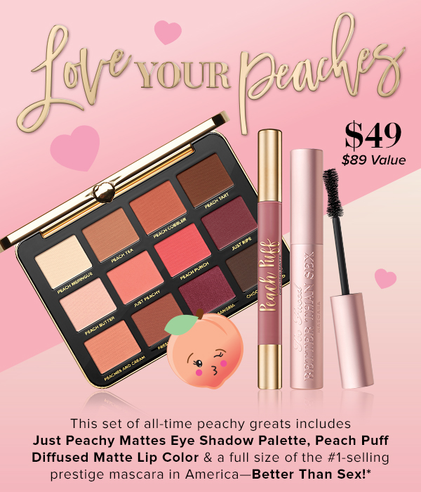 Too Faced New Love Your Peaches Is Here Milled