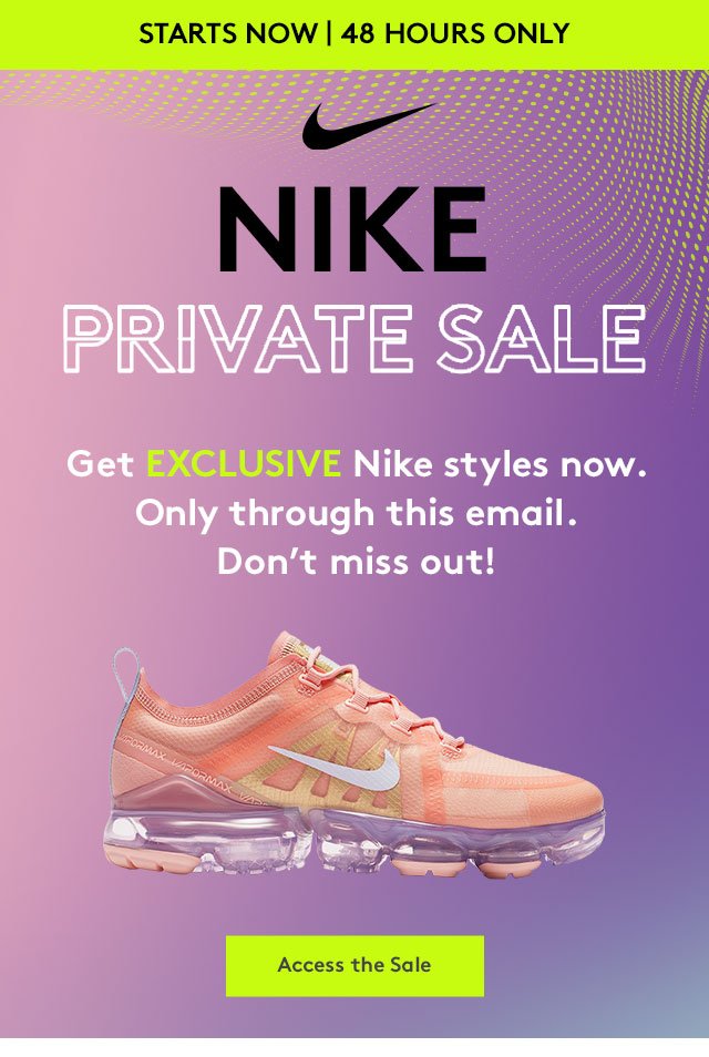 Nordstrom Rack: Nike Private Sale 