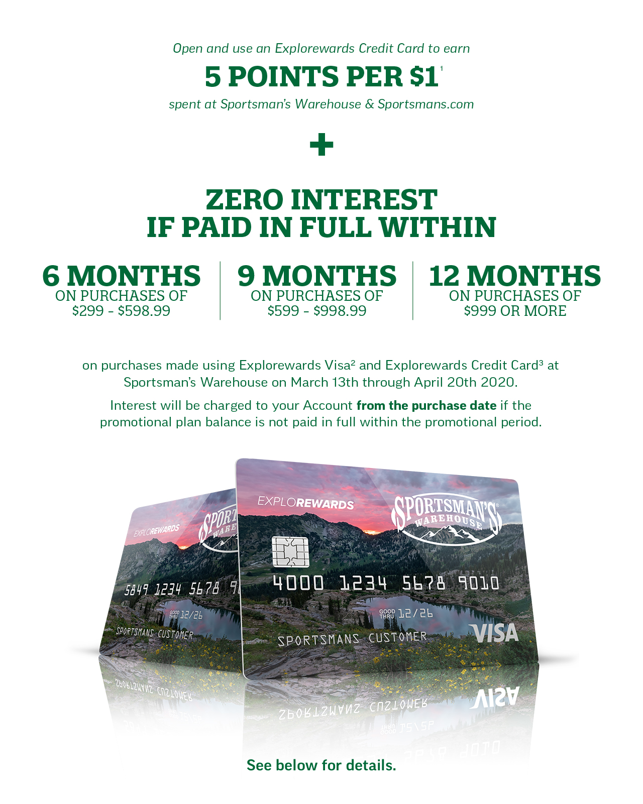 Sportsman s Warehouse Open Your Explorewards Credit Card And Earn Up Sportsman s Warehouse Open Your Explorewards Credit Card And Earn Up