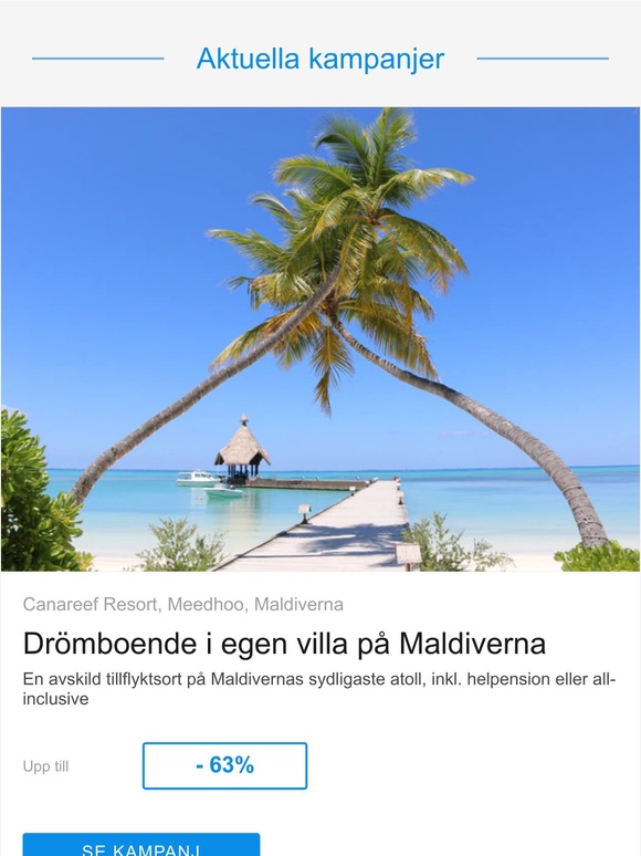 En avskild tillflyktsort på Maldivernas sydligaste atoll, inkl. helpension eller all-inclusive