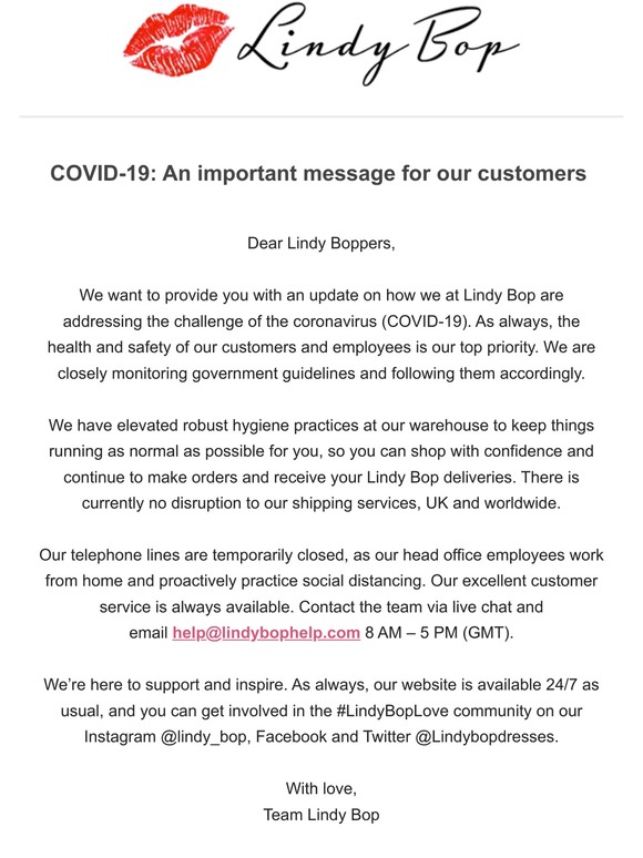 lindy bop uk website