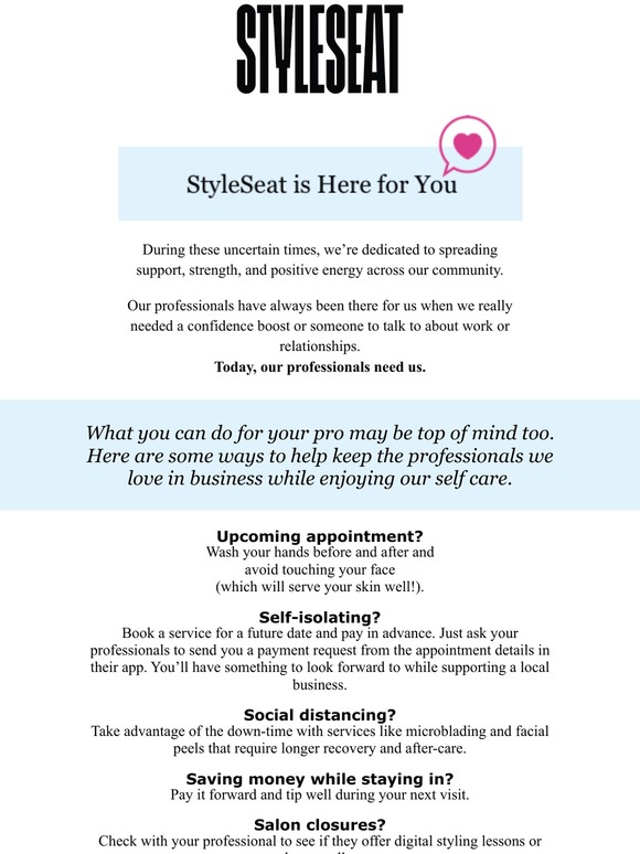 How we can safely support small businesses ❤️