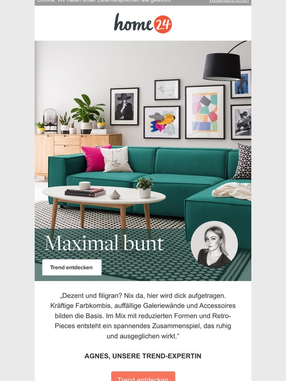 Jetzt geht's bunt