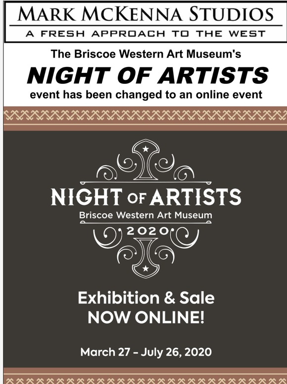 Mark McKenna Studios - Night of Artists 2020