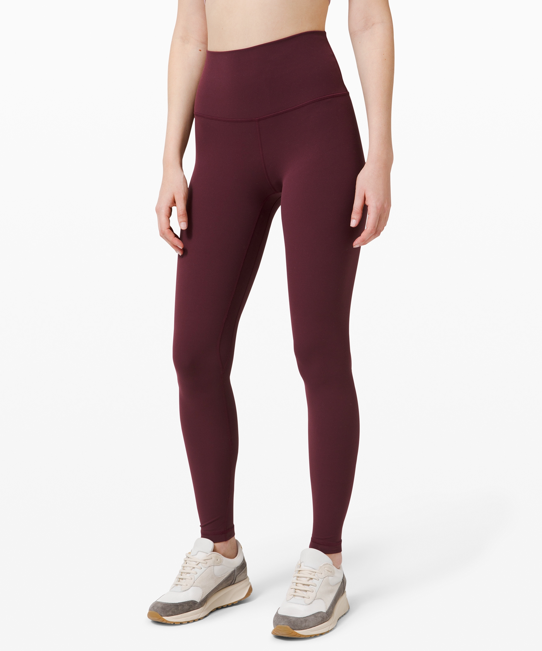 lulu maroon leggings