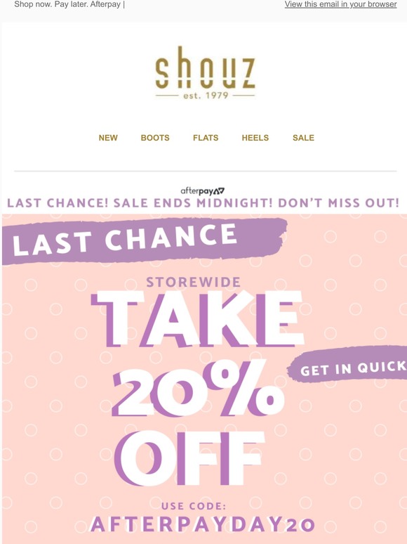 shouz sale