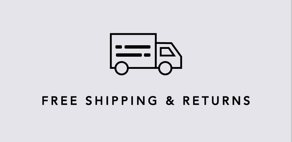 Free Shipping & Returns