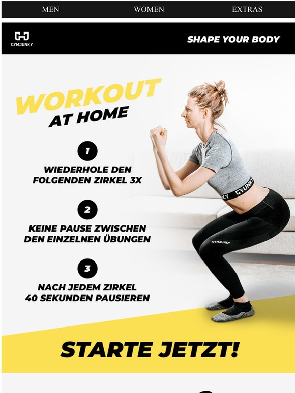 Ausgangssperre? Workout at Home!