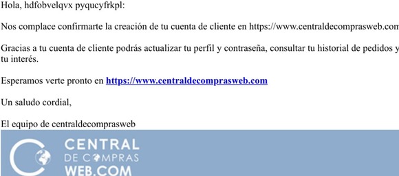 Gracias por darte de alta en centraldecomprasweb