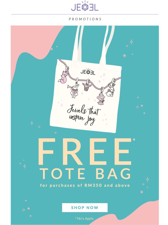 FREE Tote Bag is what our customers have been excited about 😍😍