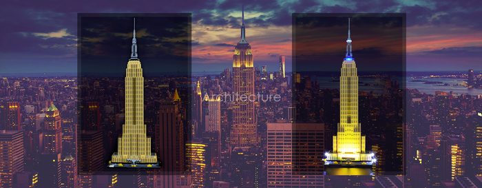 LED Licht Set Für 21046 LEGO Architecture Empire State Building Kit