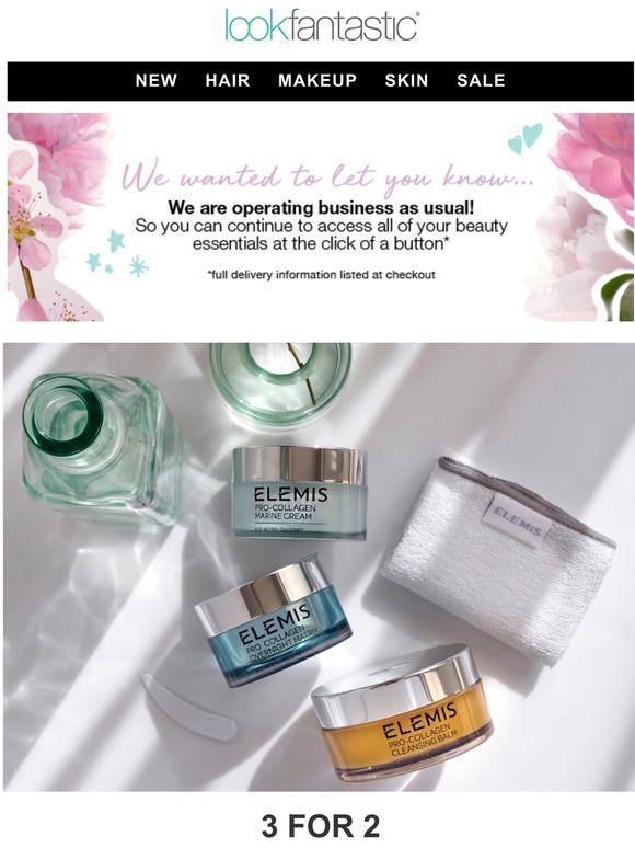 elemis 3 for 2