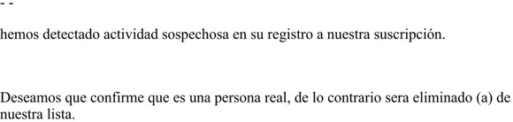 --Actividad sospechosa