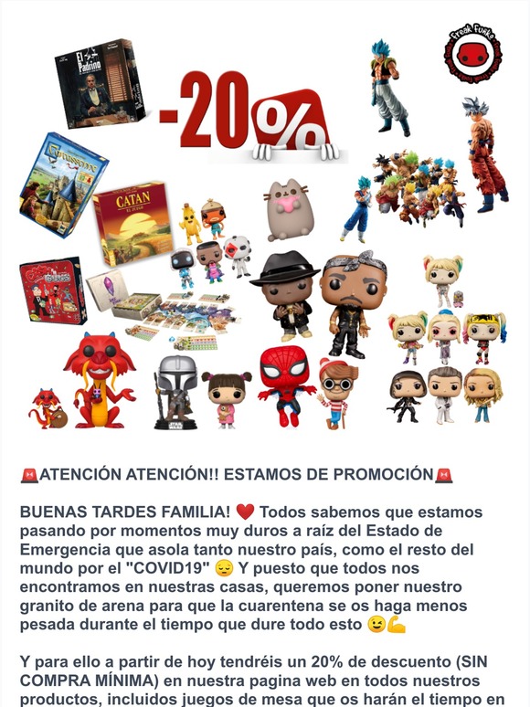 PROMOCIÓN COVID-19 20% DE DESCUENTO!!!!!