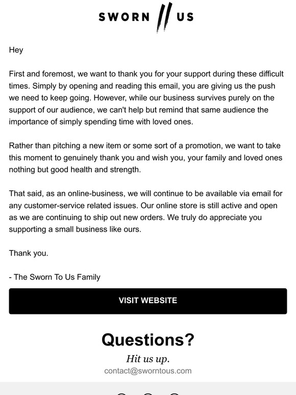 Sworn To Us We Appreciate And Want To Thank You Milled Sworn To Us We Appreciate And Want To Thank You Milled