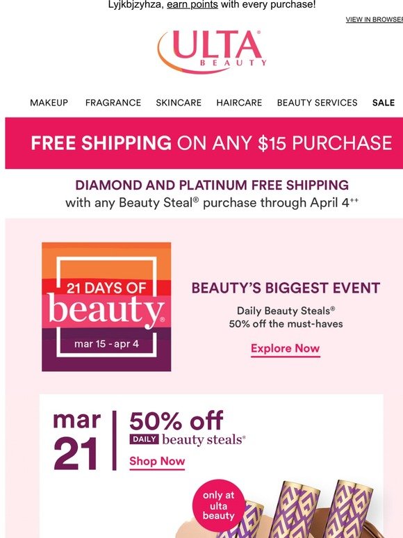 Ulta Beauty ‼️ 50 OFF Beauty Steals + all the newness! Milled